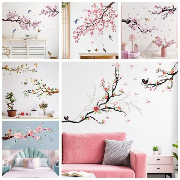 Bird & Blossom Wall Sticker