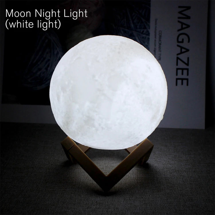 Galaxy Moon Night Light